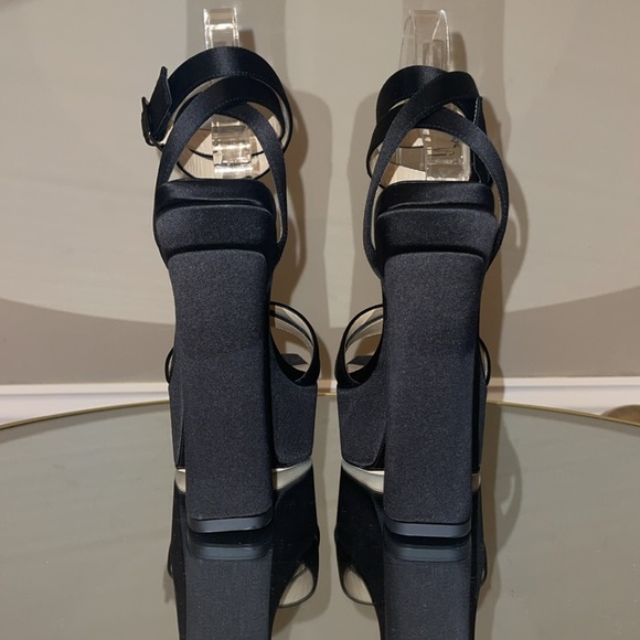 Jimmy Choo Gaia 140 Platform heeled sandals sz 37.5 - Picture 16 of 16